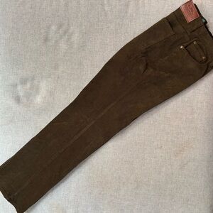NWT Ralph Lauren Women’s Olive colored, soft Corduroy Pants